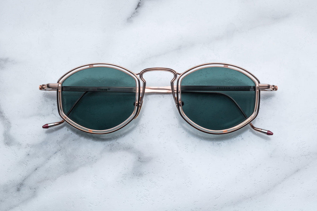 ARAGON DAHLIA ROSE GOLD DARK TURQUOISE