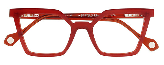 BARCELONETA 23C36 OPALESCENT ROUGE CRISTAL ORANGE