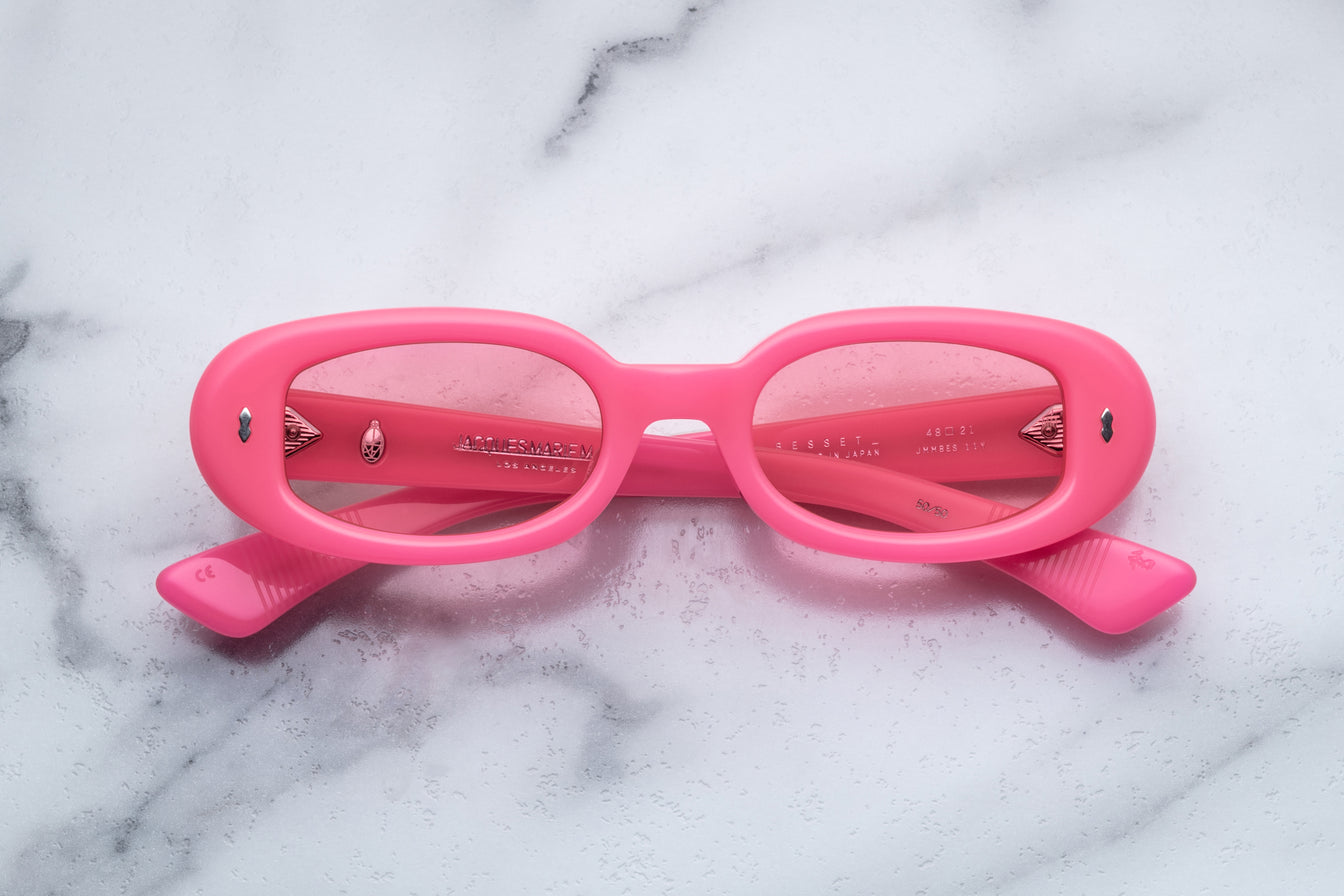 BESSET FLUORESCENT STERLING SILVER FLUO PINK GRADIENT