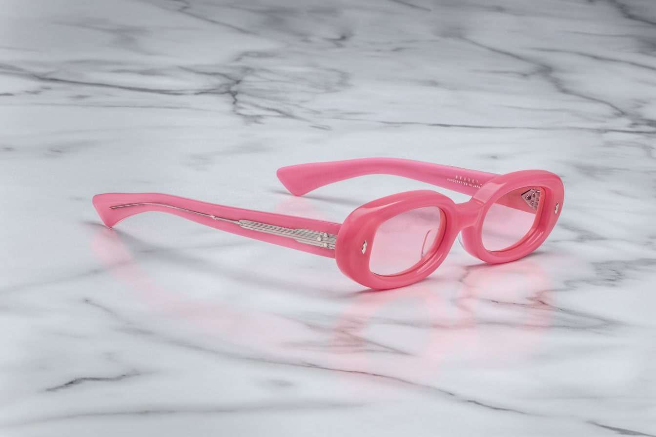 BESSET FLUORESCENT STERLING SILVER FLUO PINK GRADIENT