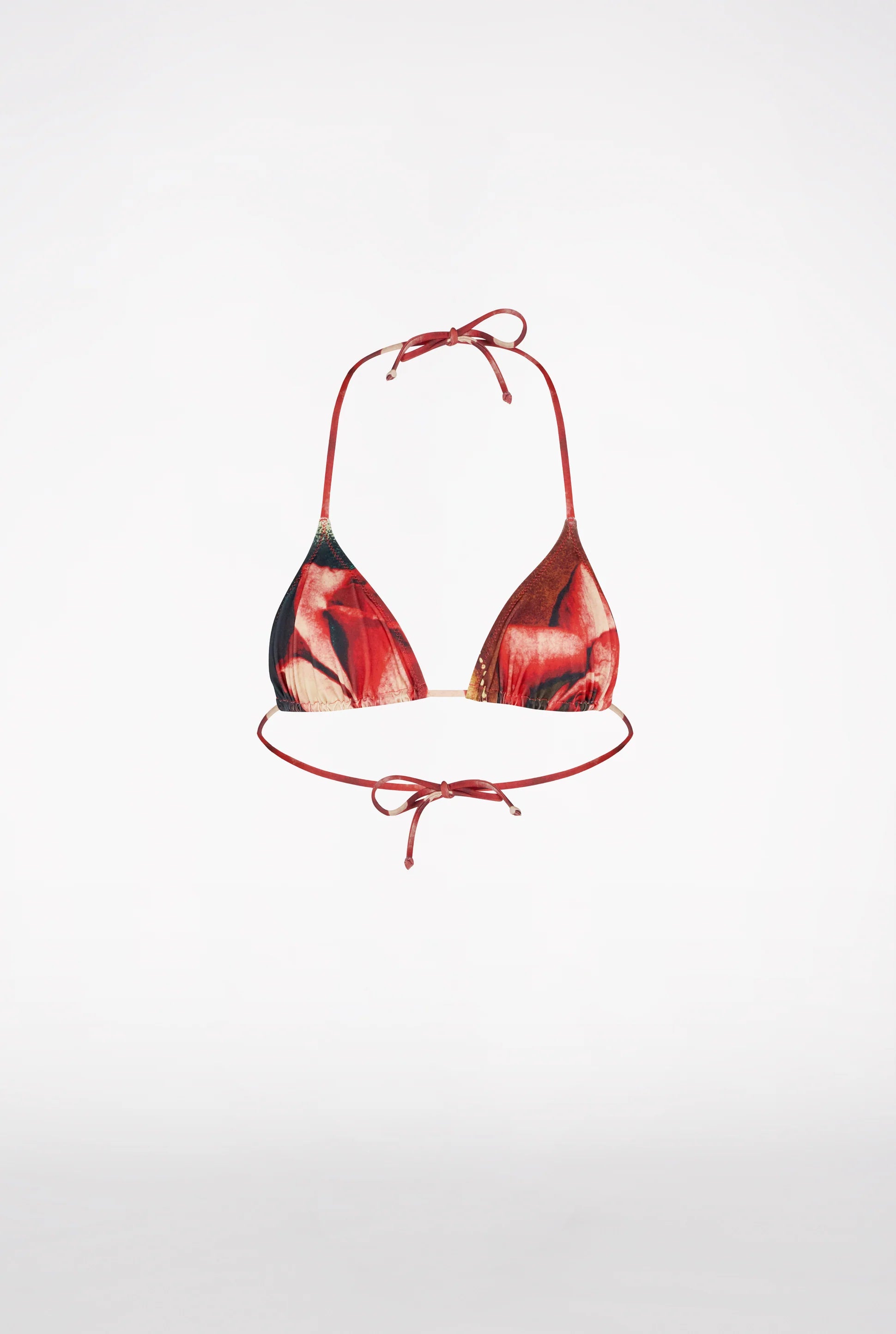BIKINI SET PRINTED ROSES GREEN/RED/BLUE