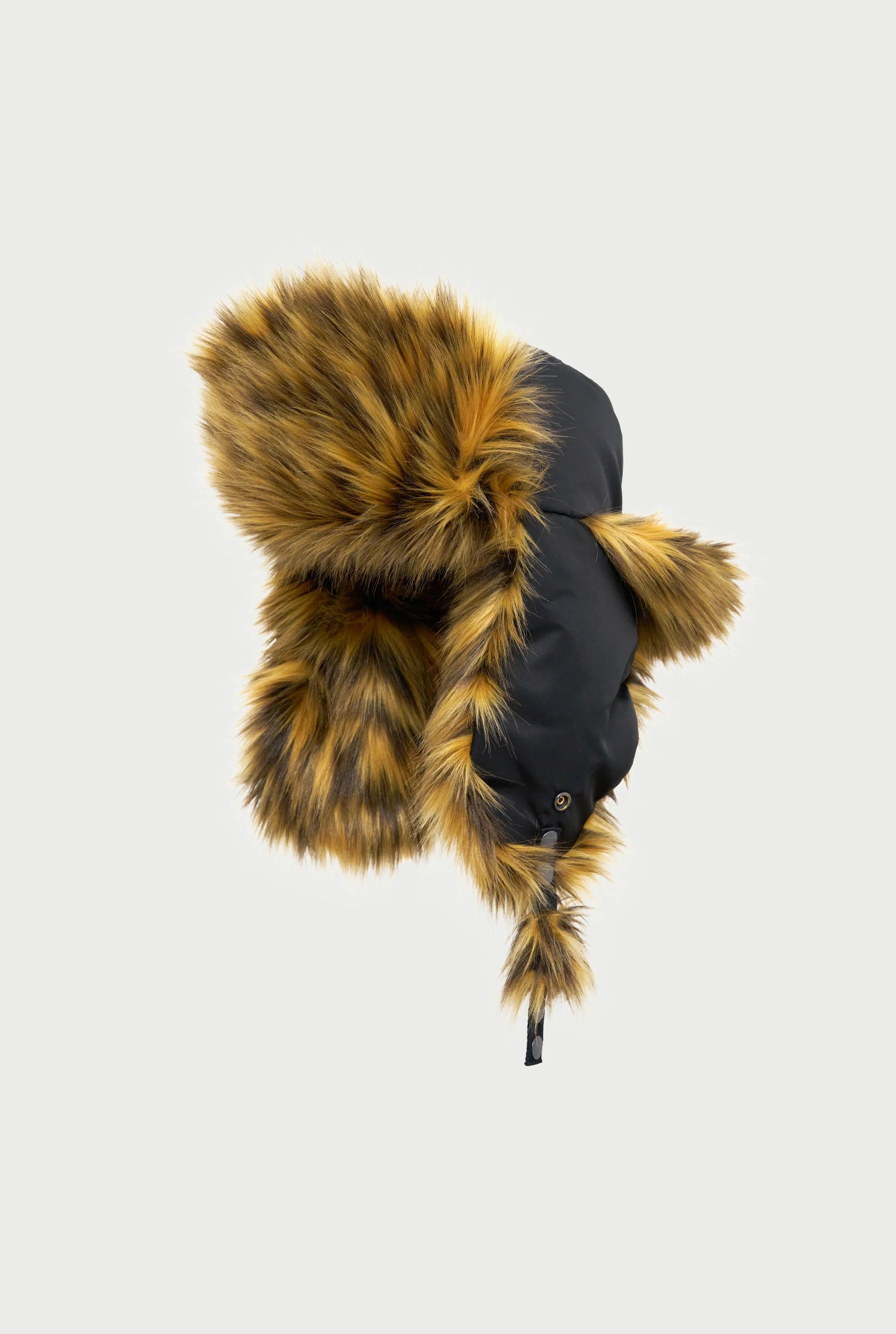CHAPKA WITH LEOPARD FAUX FUR