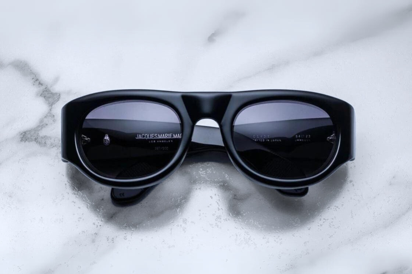 CLYDE BLACK JET CR39 STERLING SILVER