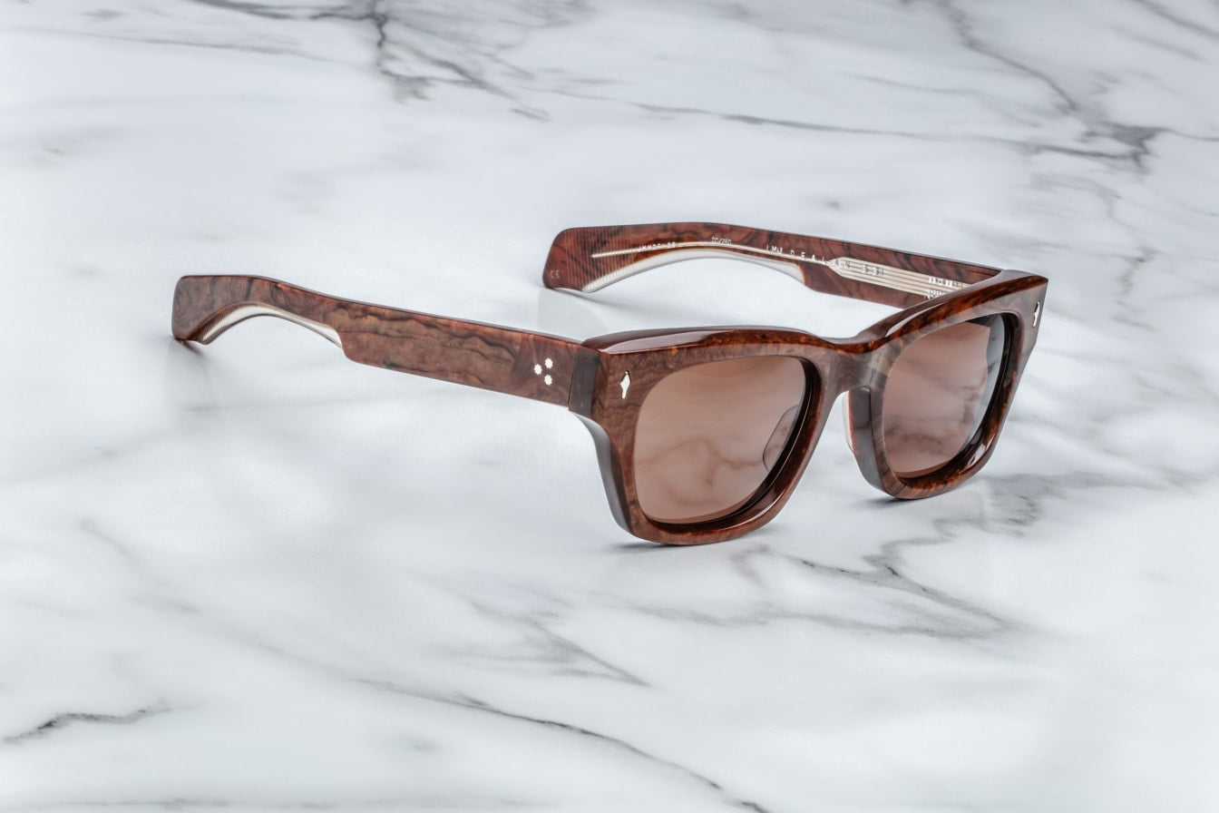DEALAN 53 BURLWOOD STERLING SILVER SWEET BROWN