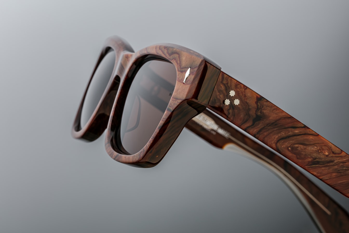 DEALAN 53 BURLWOOD STERLING SILVER SWEET BROWN
