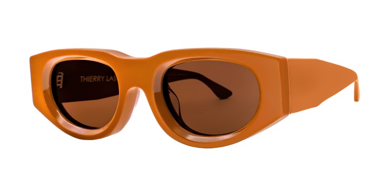 DOPAMY 4402 Solid orange w/ solid brown lenses SOLID BROWN