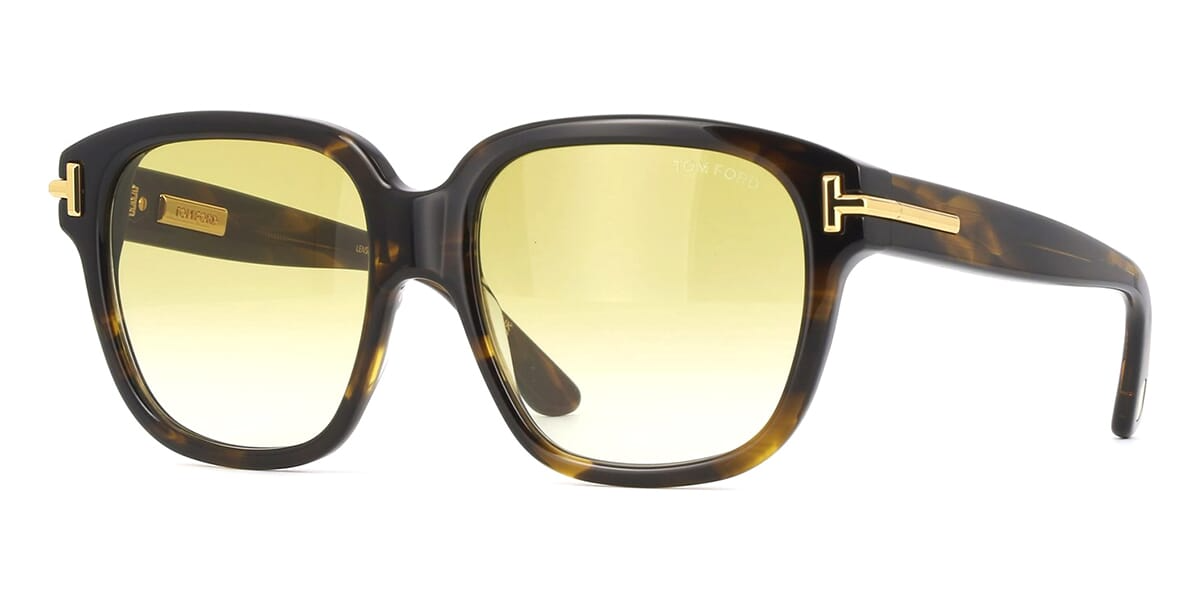 FT1236 ICON SQUARE SUNGLASSES HAVANA OTHER GRADIENT BROWN