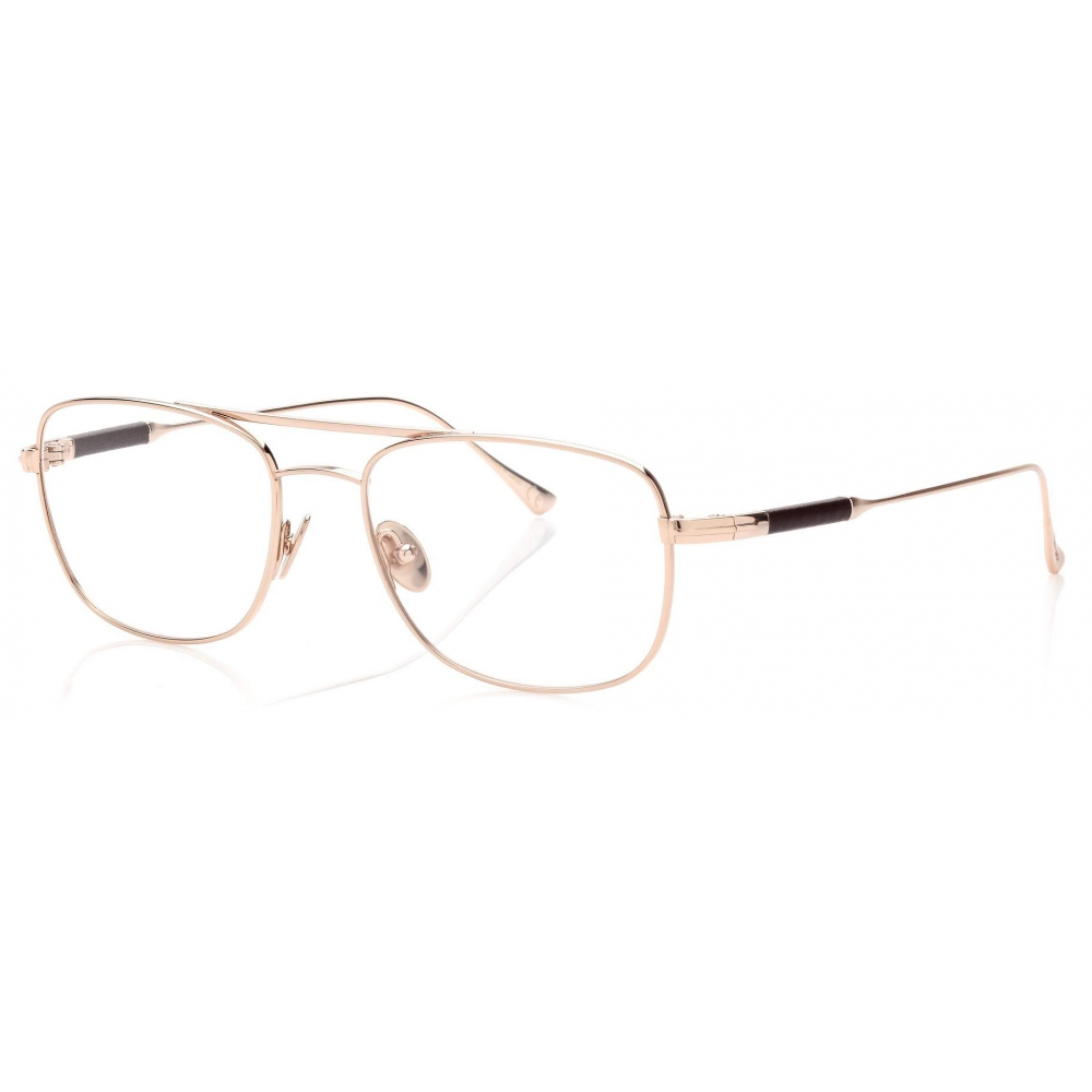 FT5848-P BLUE BLOCK NAVIGATOR OPTICALS SHINY ROSE GOLD CLEAR