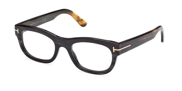 FT5957-P RECTANGULAR HORN OPTICALS COLOURED HORN CLEAR