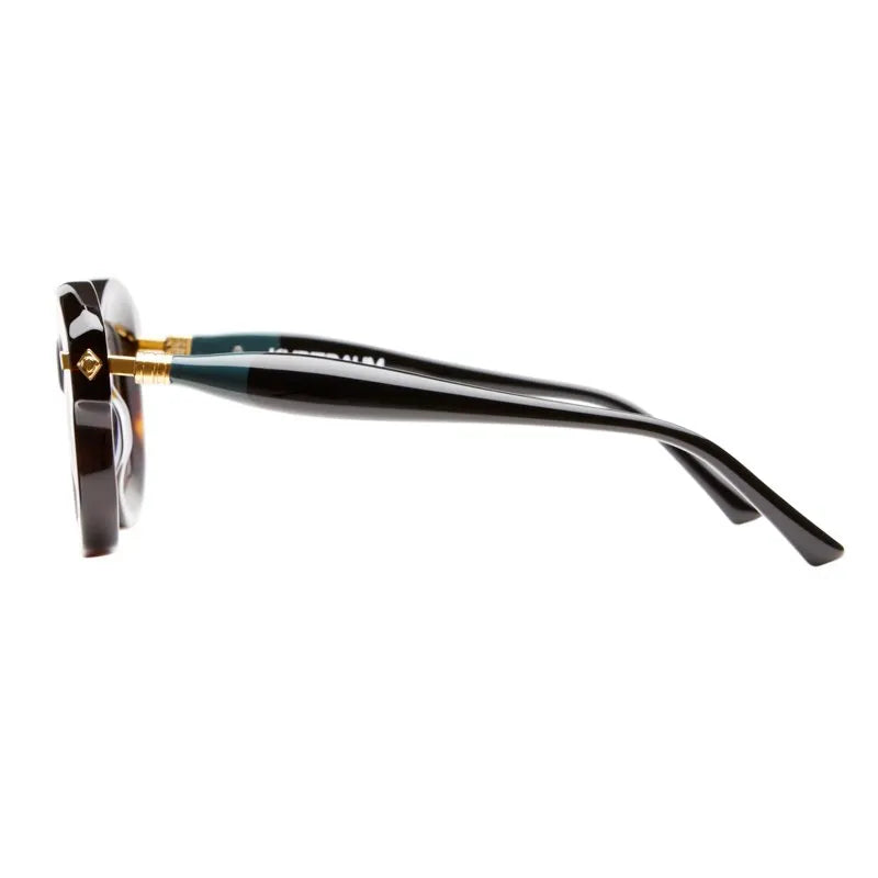J1 TORTOISE TEAL BLUE + BLACK SHINE CLEAR