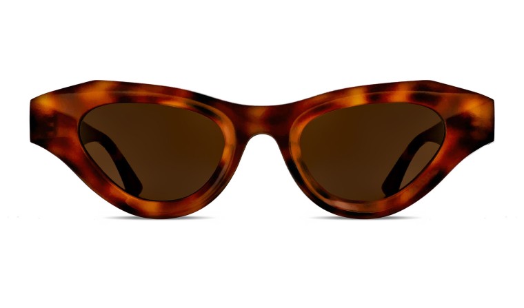 THIERRY LASRY x CULT GAIA JAYA 105 TORTOISE SHELL SOLID BROWN