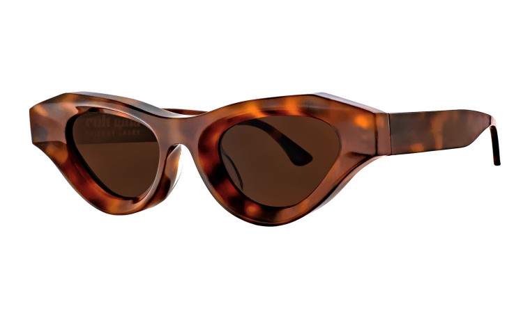 THIERRY LASRY x CULT GAIA JAYA 105 TORTOISE SHELL SOLID BROWN