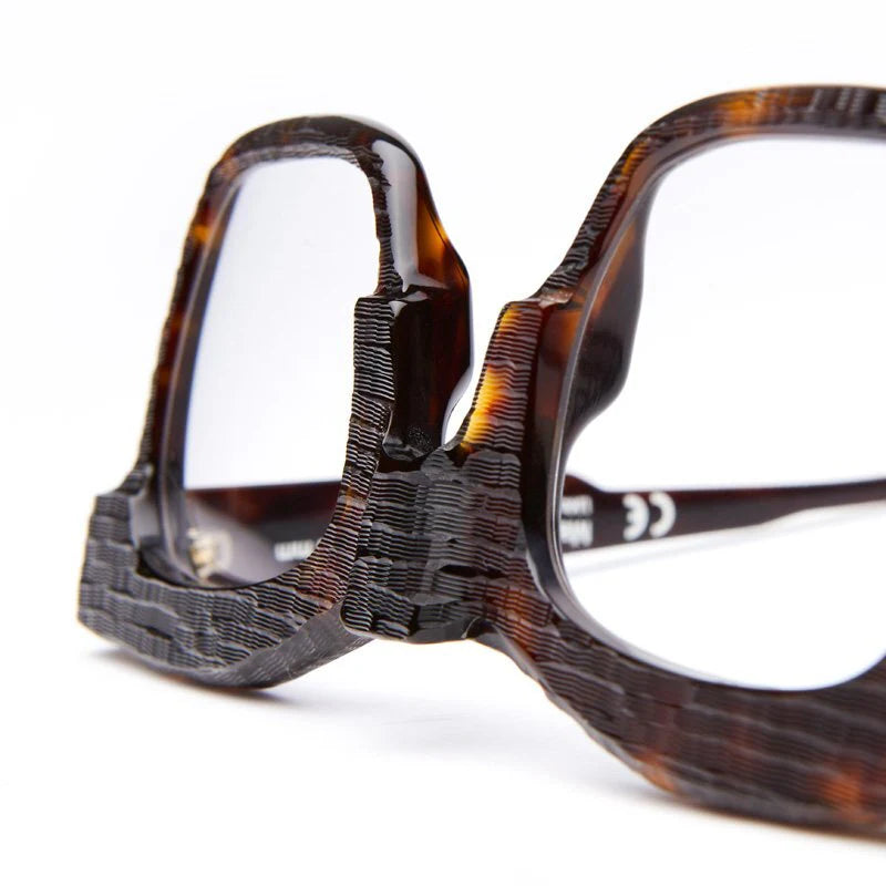 K21 NARROW TEXTURE TORTOISE HANDCRAFT FINISHING CLEAR