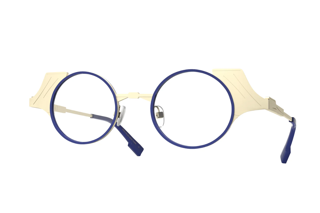 KARAMEIKOS GOLD BRUSHED/BLUE OPTICAL CLEAR