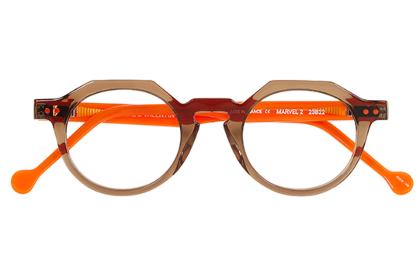 MARVEL2 23B22 CRISTAL MARRON OPALESCENT ORANGE