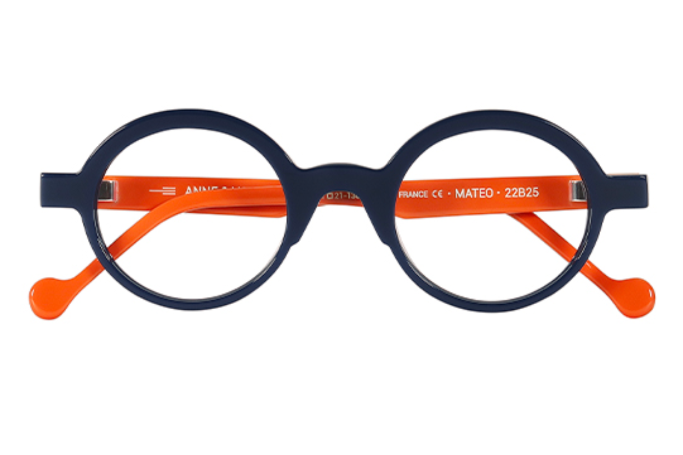 MATEO 22B25 OPAQUE BLEU MARINE ORANGE OPAQUE