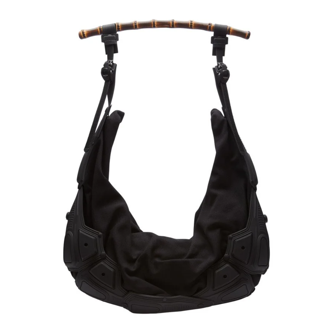 INNERRAUMMODULE M03/HALF MOON BAG BLACK MATT BAMBOO – lllllllllll