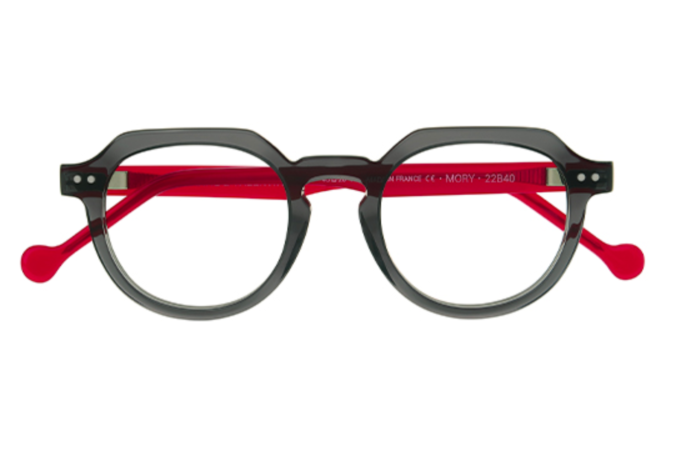 MORY 22B40 CRISTAL GRIS ROUGE OPALESCENT