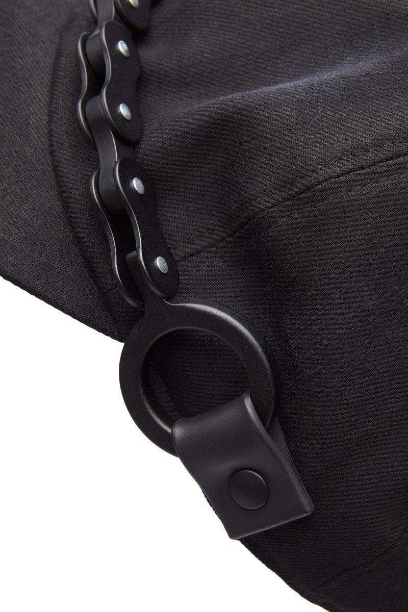 CP2 BIKE CHAIN BASEBALL CAP BLACK BLACK MATT BIKE