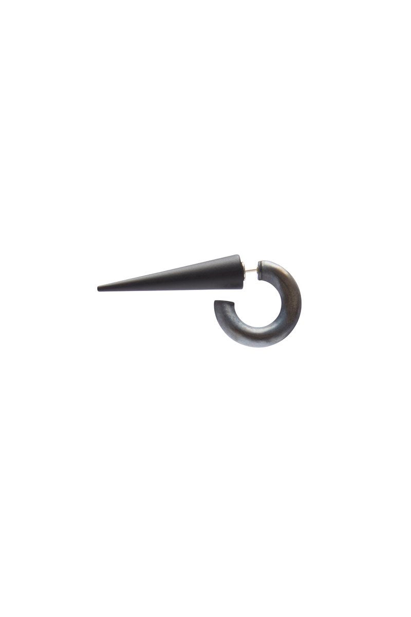OBJECT EA0/MONO SPIKE EARRING SMALL SIZE BLACK MATT