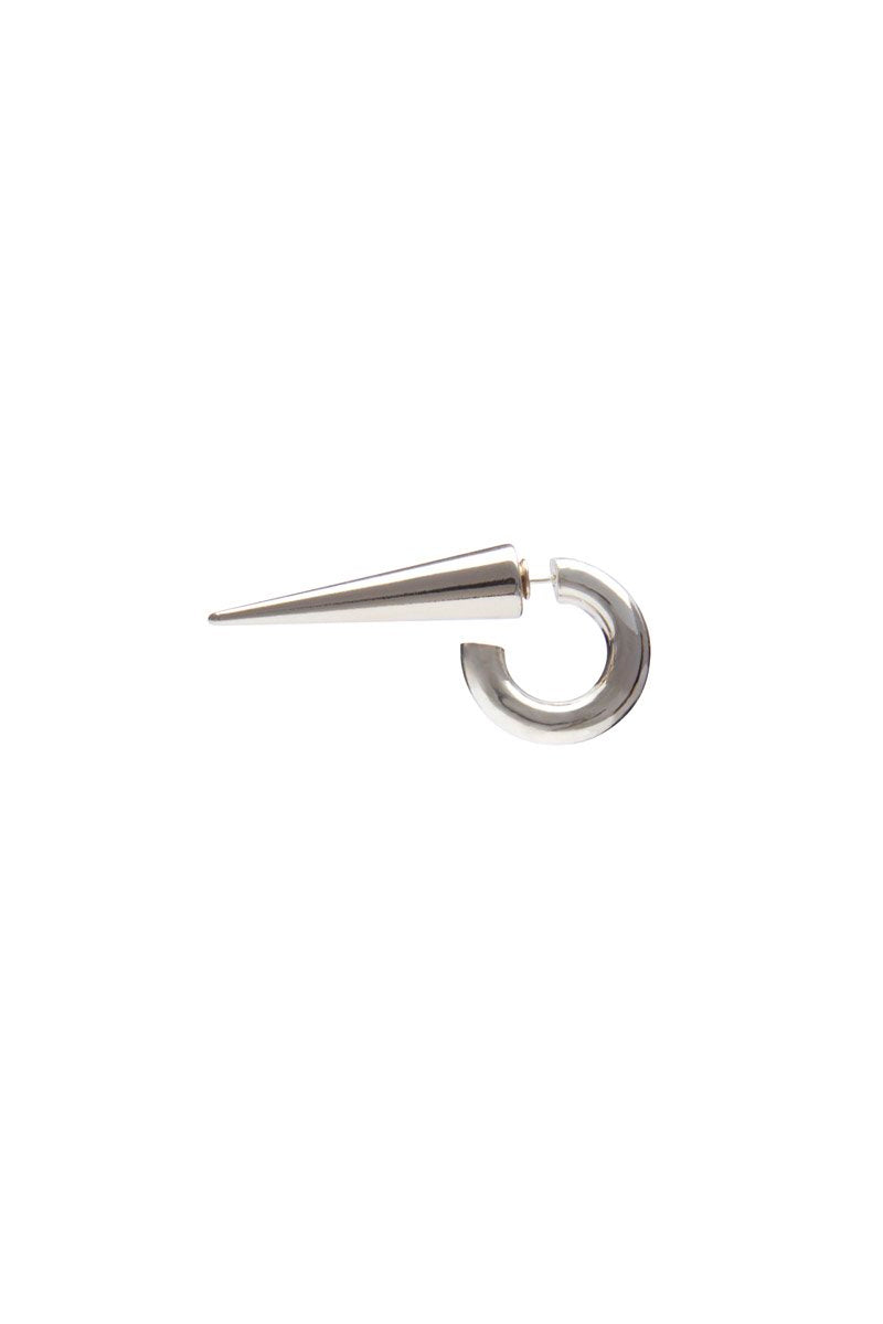 OBJECT EA1/MONO SPIKE EARRING MEDIUM SIZE SILVER SILVER