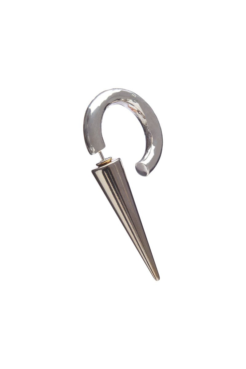 OBJECT EA2/MONO SPIKE EARRING BIG SIZE SILVER SILVER
