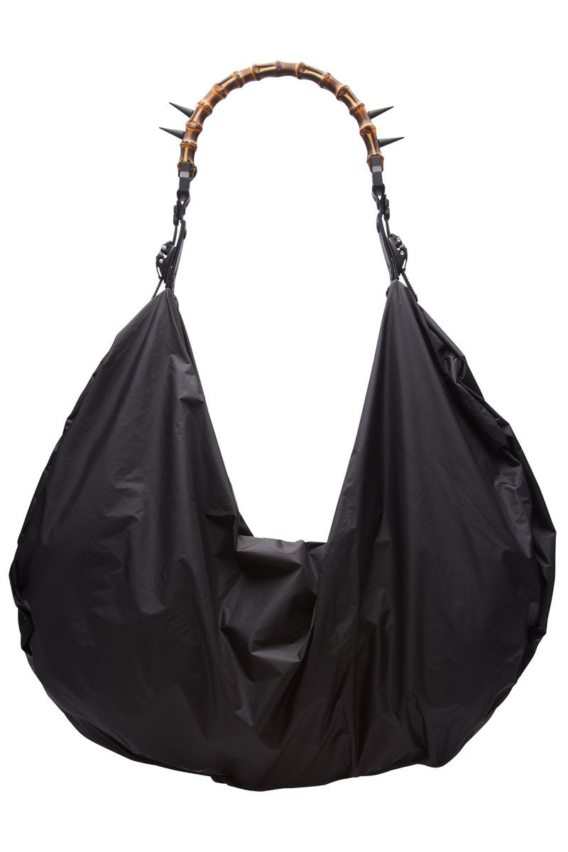 HM4 XXL HALF MOON BAG BLACK MATT BLACK MATT BAMBOO