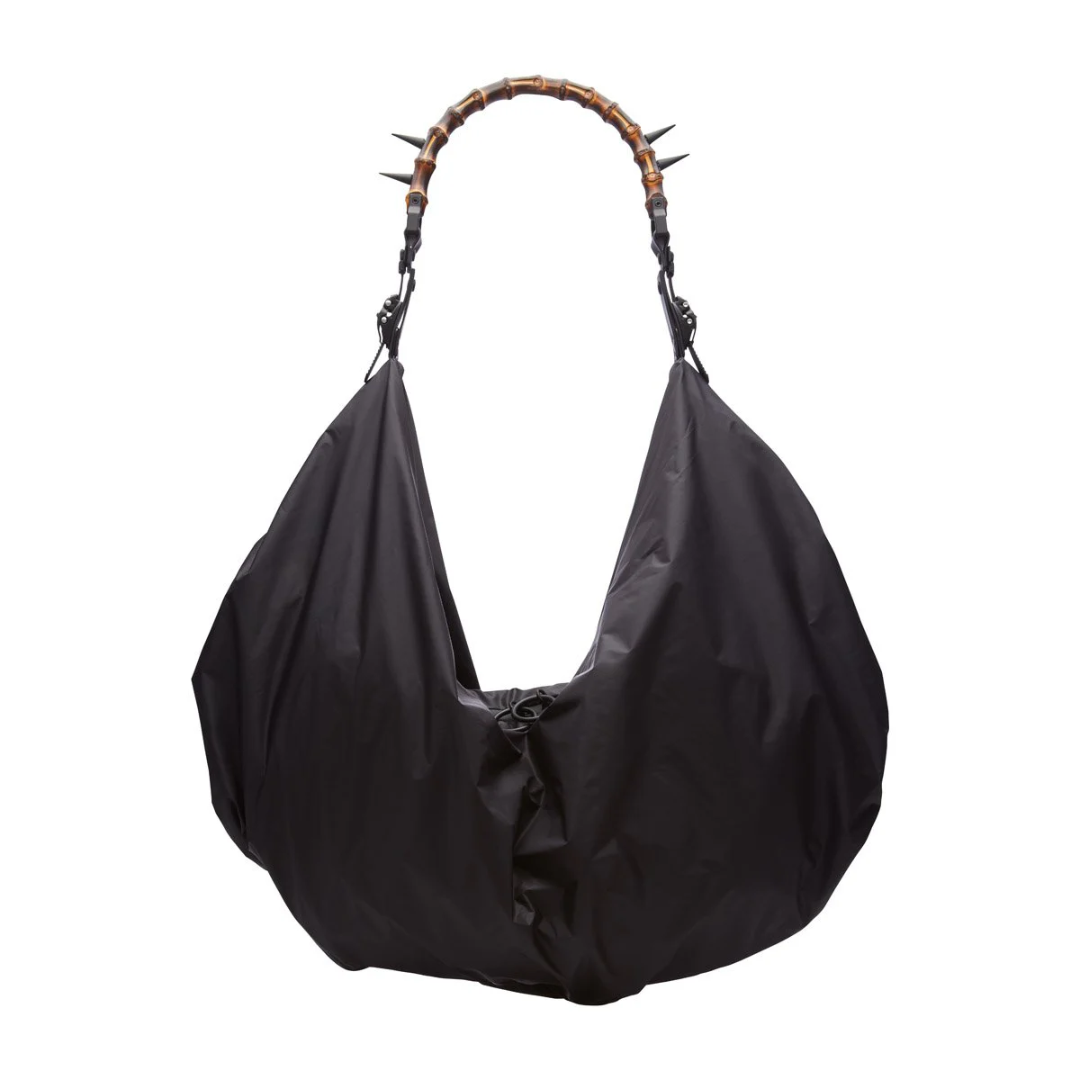 HM4 XXL HALF MOON BAG BLACK MATT BLACK MATT BAMBOO