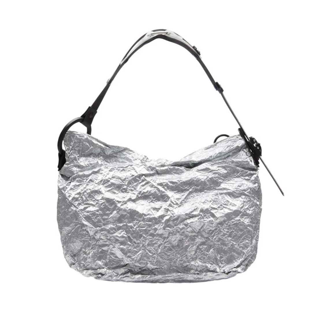 S10 HAND BAG METALLIC SILVER BLACK MATT PV00