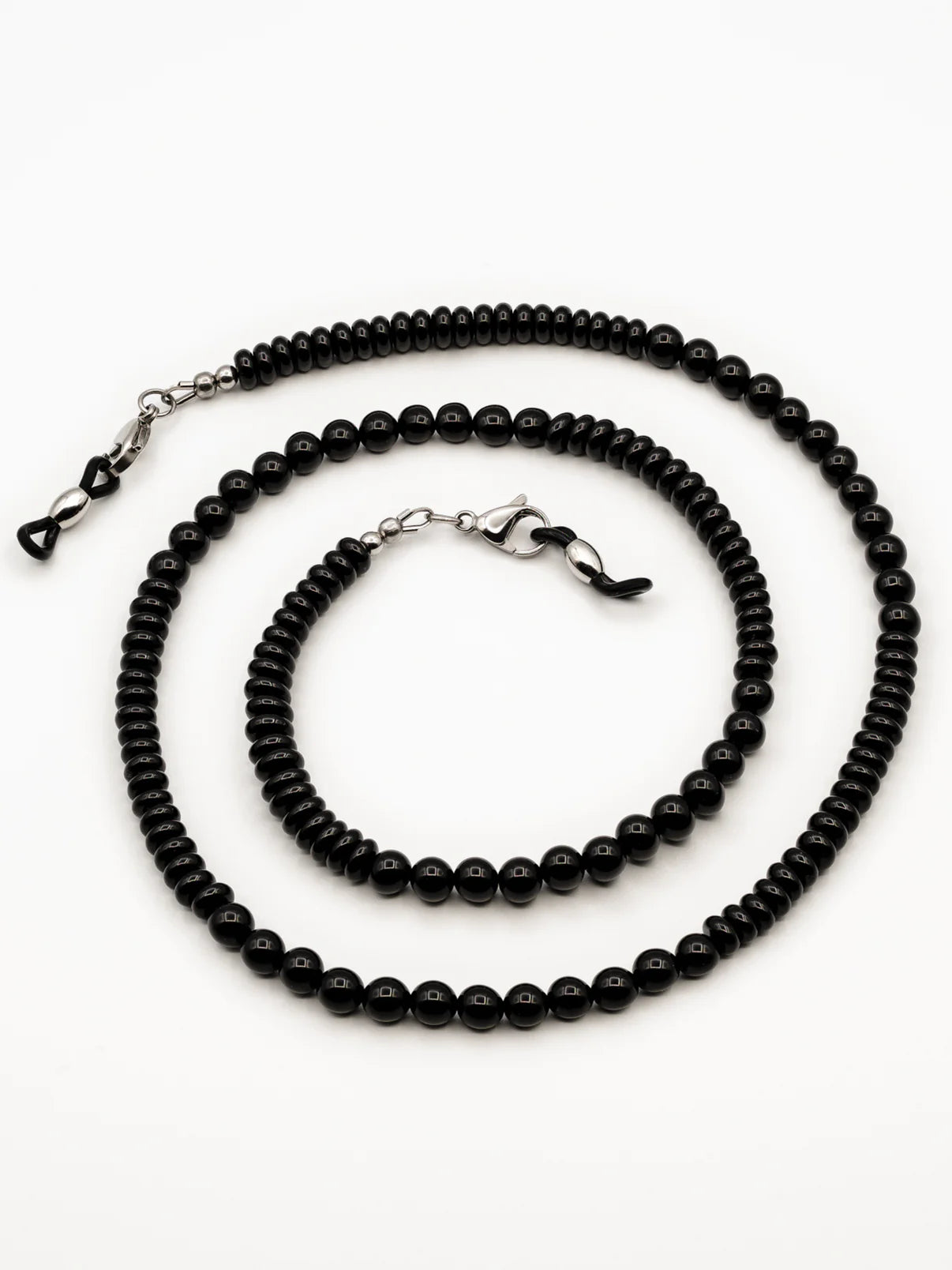 ODESSA EYEWEAR CHAIN SILVER ONYX
