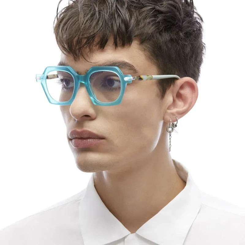 P10 AQUAMARINE GREEN HAVANA GREEN CLEAR