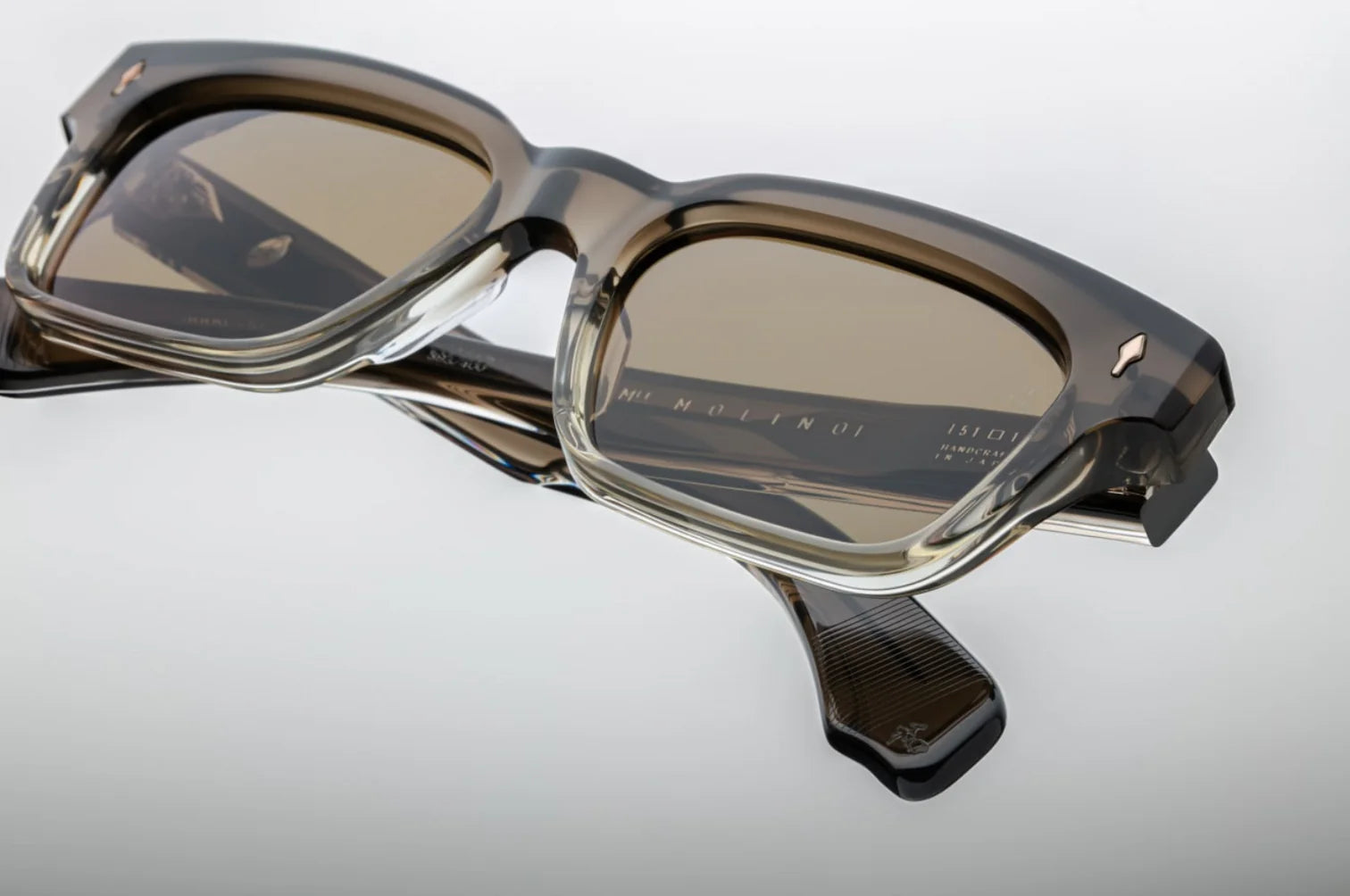 MOLINO SMOKE FADE STERLING SILVER DEMO LENS CR39