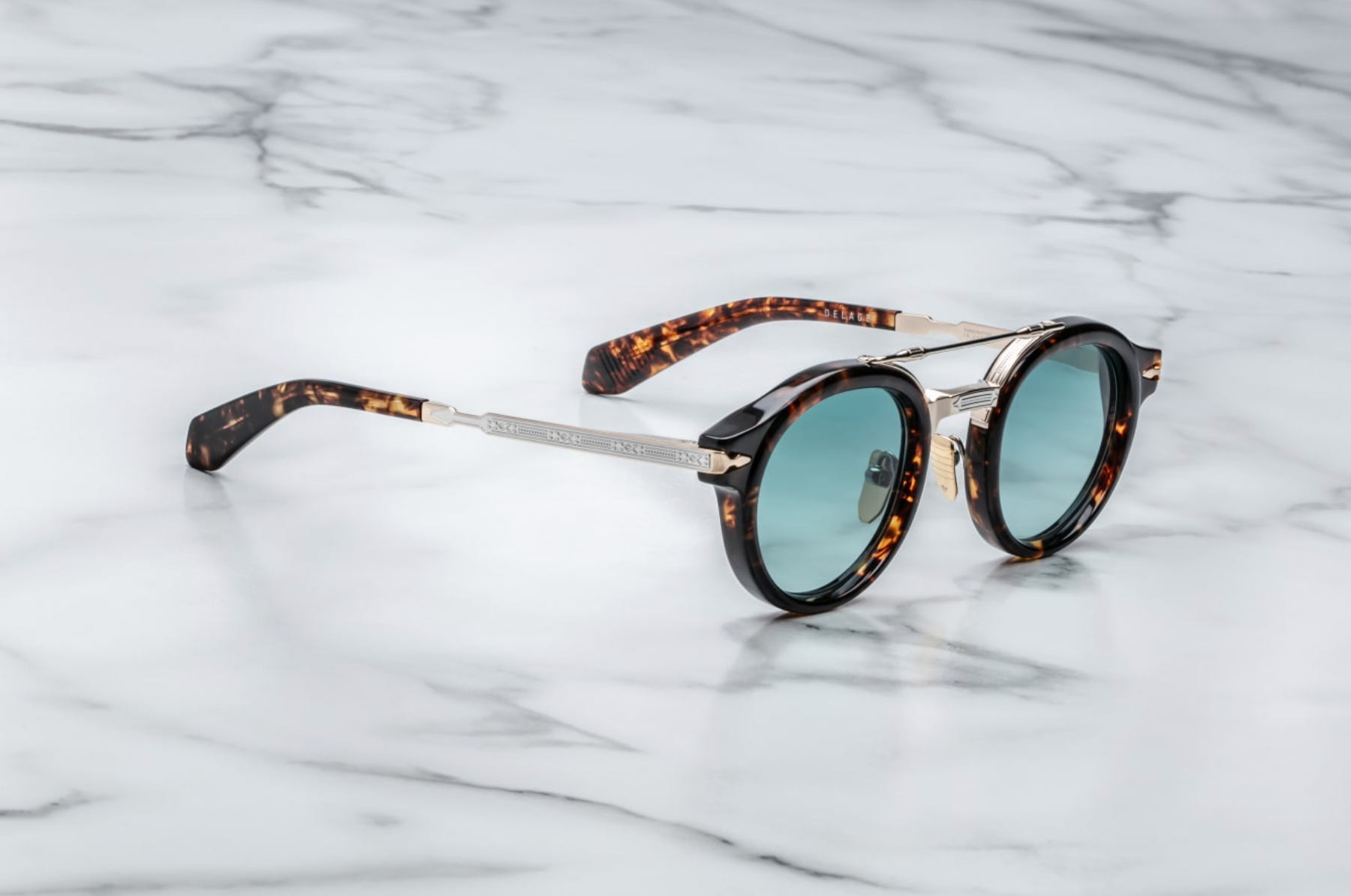 Delage CIRCA PRODUCTION 13V-BEAU STERLING DARK TURQUOISE GRADIENT CR39