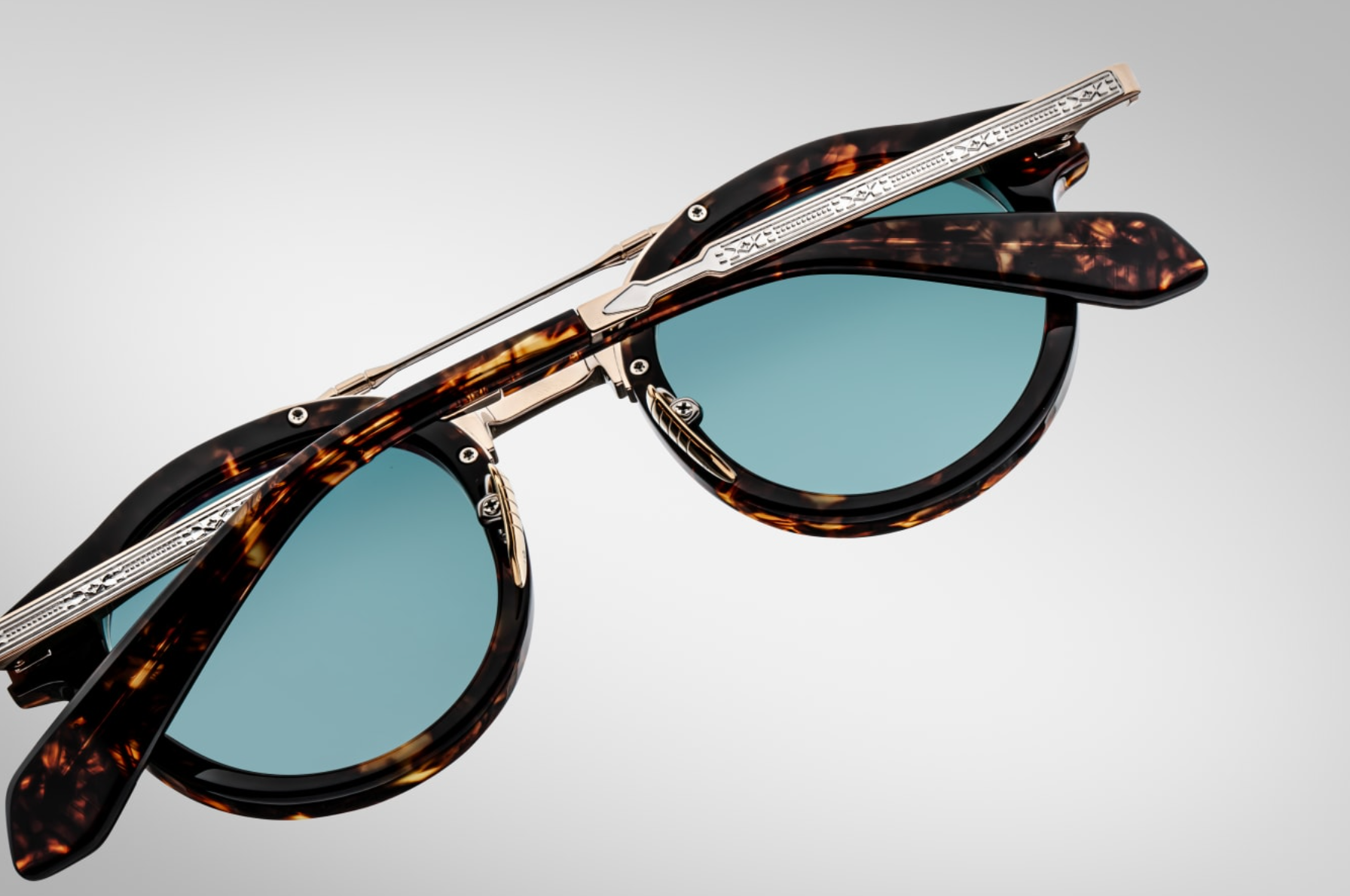 Delage CIRCA PRODUCTION 13V-BEAU STERLING DARK TURQUOISE GRADIENT CR39