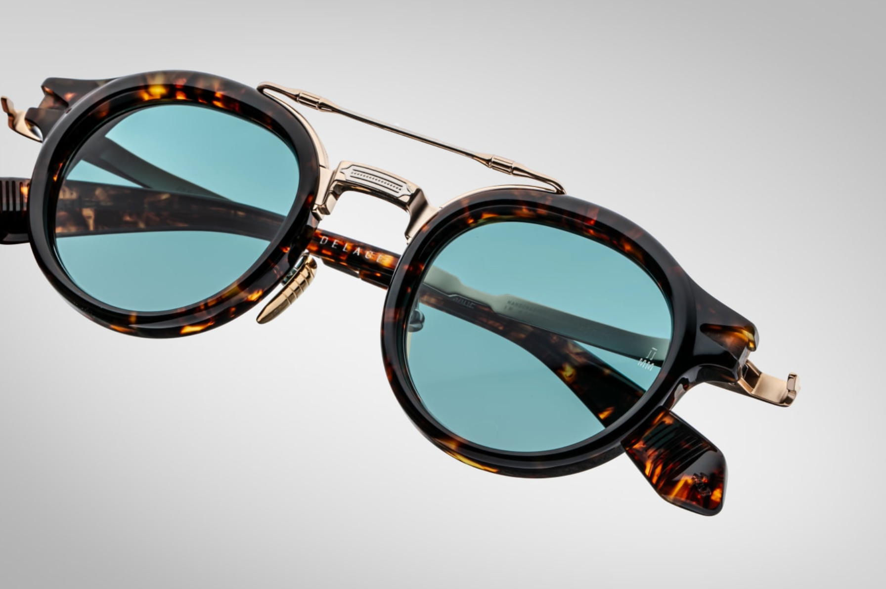 Delage CIRCA PRODUCTION 13V-BEAU STERLING DARK TURQUOISE GRADIENT CR39
