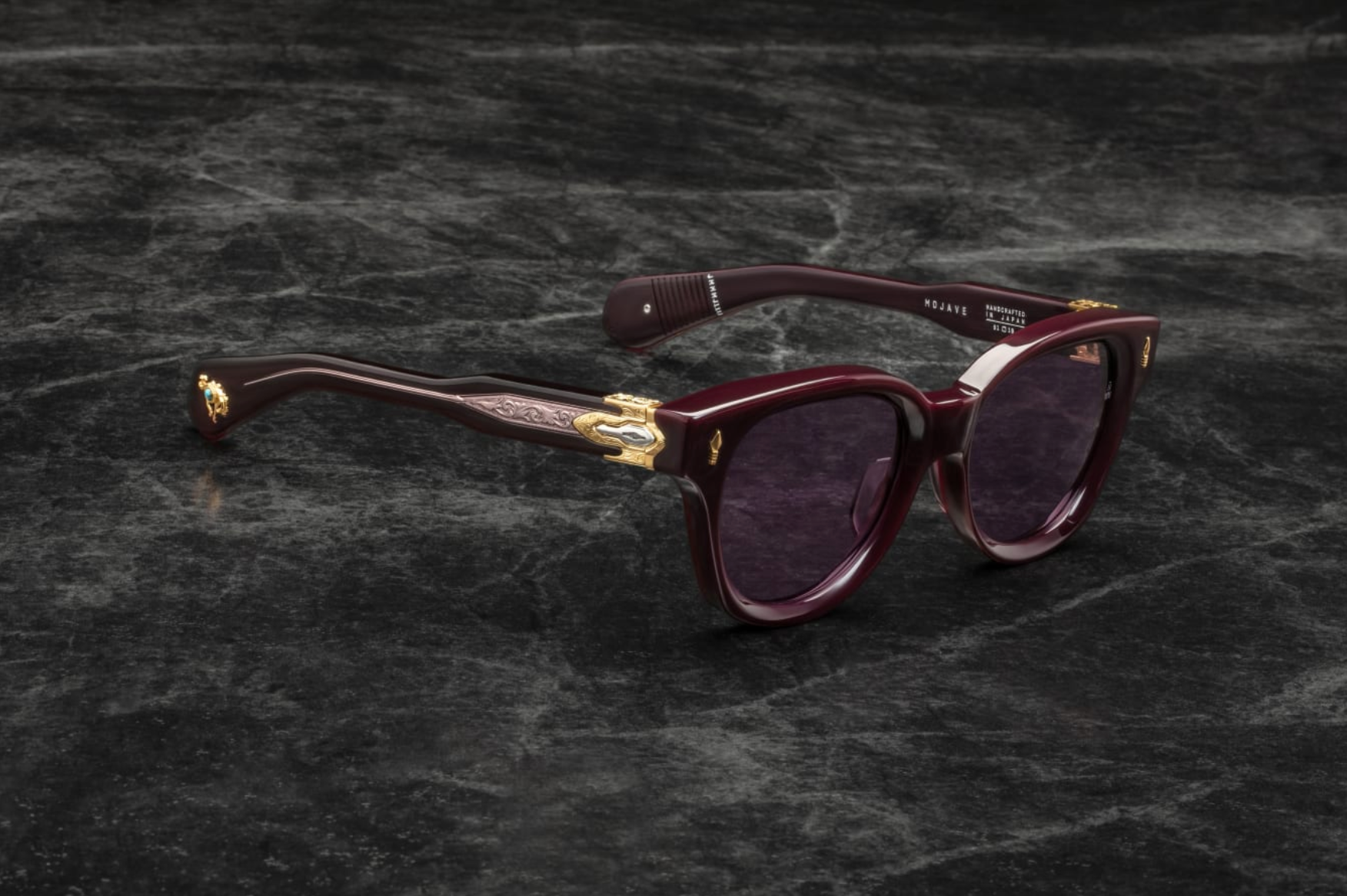 MOJAVE AUBERGINE STERLING PURPLE MINERAL GLASS