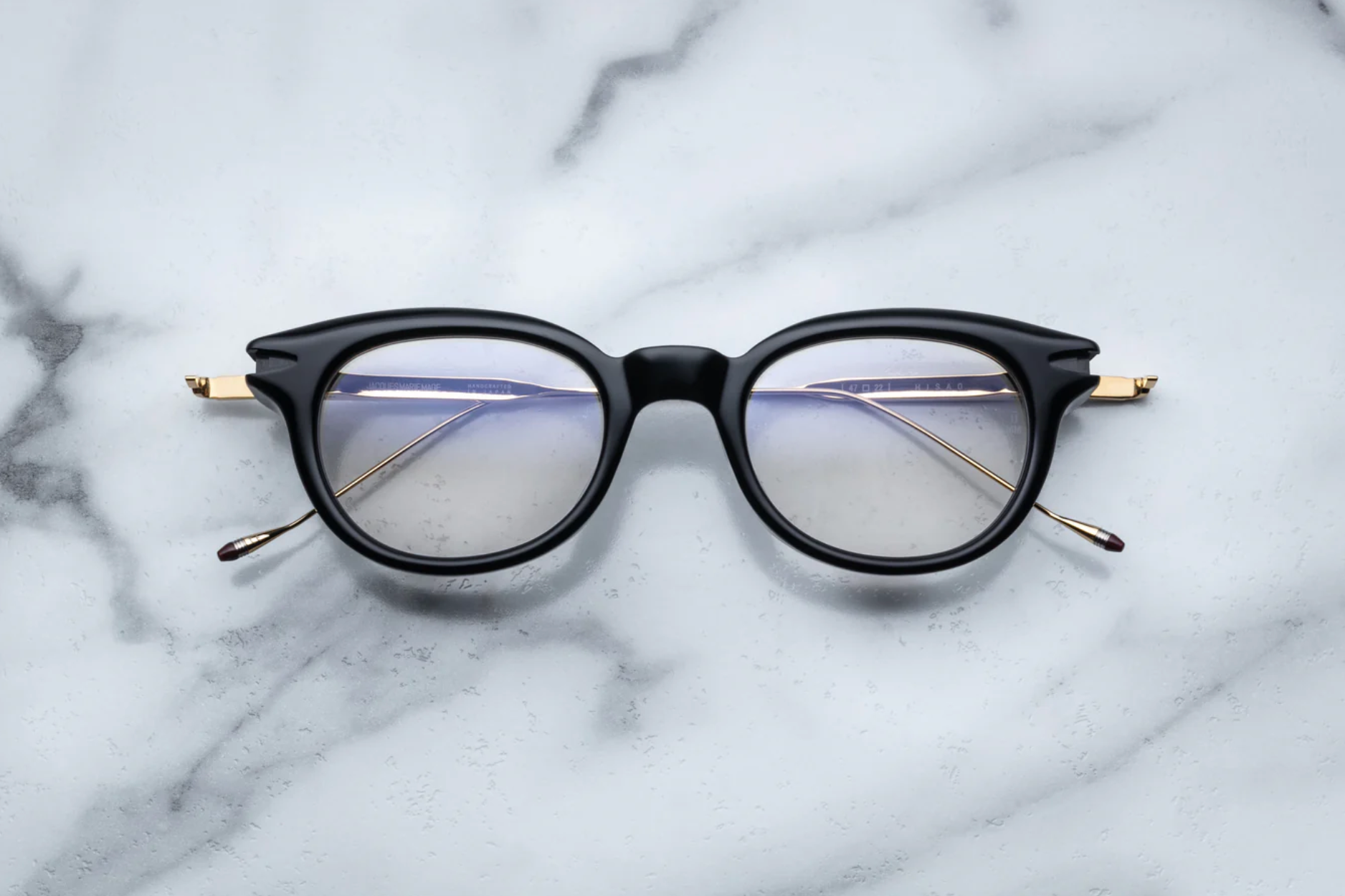 HISAO BLACK GOLD, Superlight Grey CR39, GOLD CLEAR