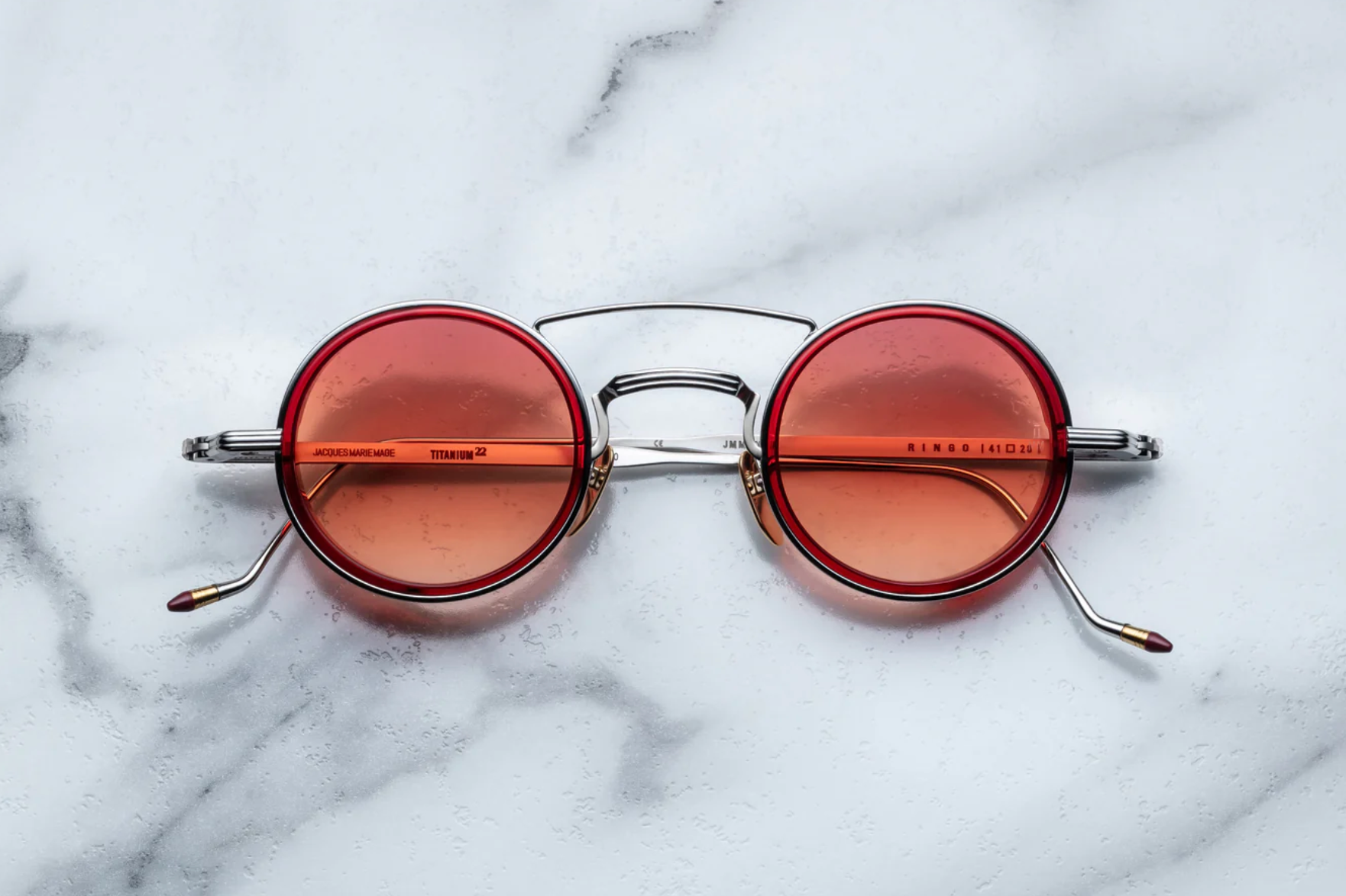 RINGO 2 CARDINAL STERLING RED GLOW TRIPLE GRADIENT