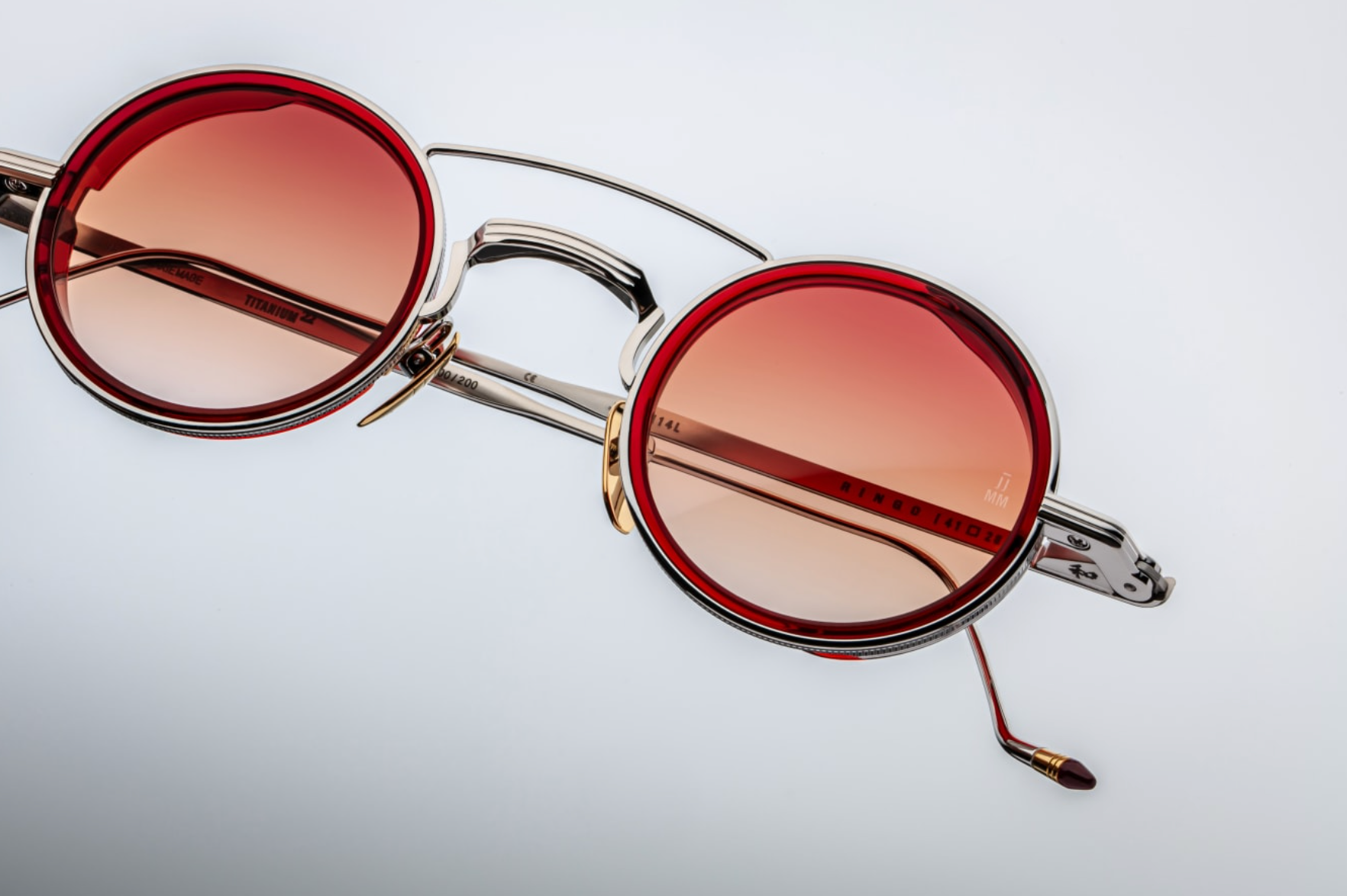 RINGO 2 CARDINAL STERLING RED GLOW TRIPLE GRADIENT