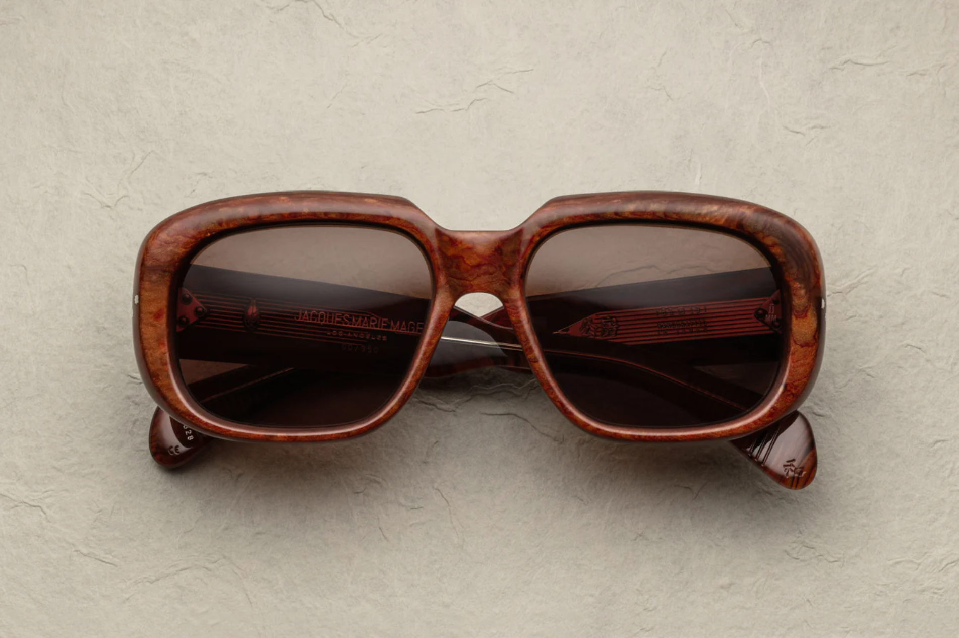 KOBO BURLWOOD STERLING SILVER SWEET BROWN CR39