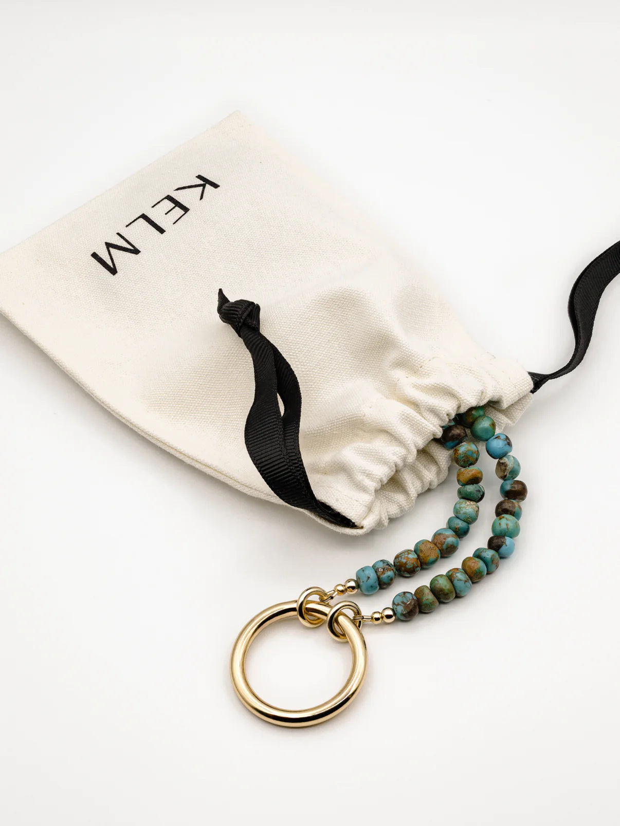 TERLINGUA EYEWEAR NECKLACE GOLD TURQUOISE