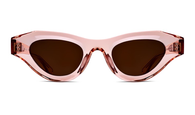 THIERRY LASRY x CULT GAIA JAYA 1654 TRANSLUCENT PINK SOLID BROWN