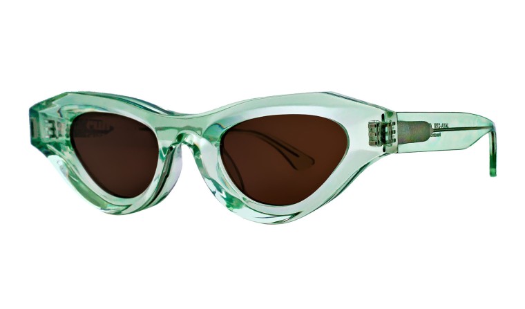 THIERRY LASRY x CULT GAIA JAYA 2751 TRANSLUCENT MINT GREEN SOLID BROWN