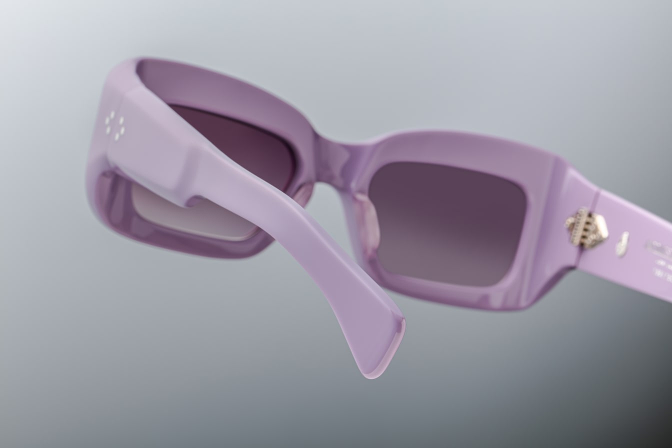 VITO LAVENDER STERLING SILVER WINE GRADIENT