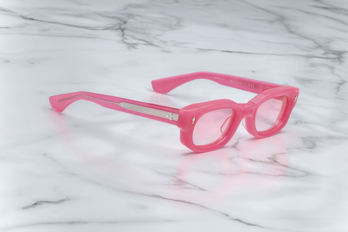 WHISKEYCLONE FLUORESCENT STERLING SILVER FLUO PINK GRADIENT