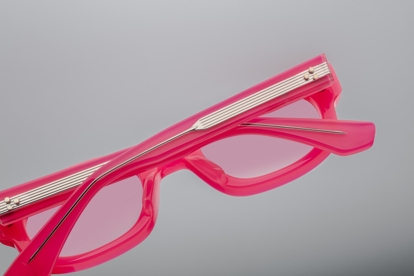 WHISKEYCLONE FLUORESCENT STERLING SILVER FLUO PINK GRADIENT