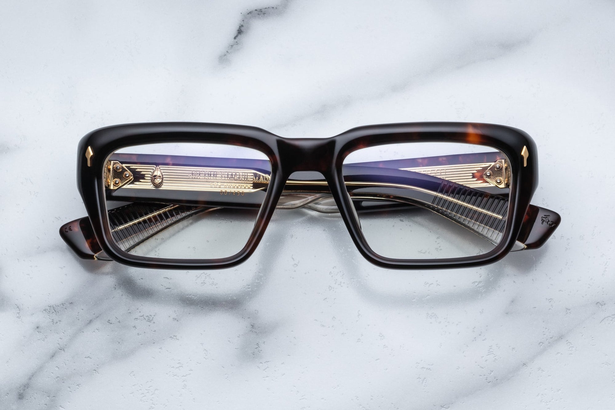 WALKER 6B HAVANA 6 DARK GOLD DEMO LENS CR39 CLEAR