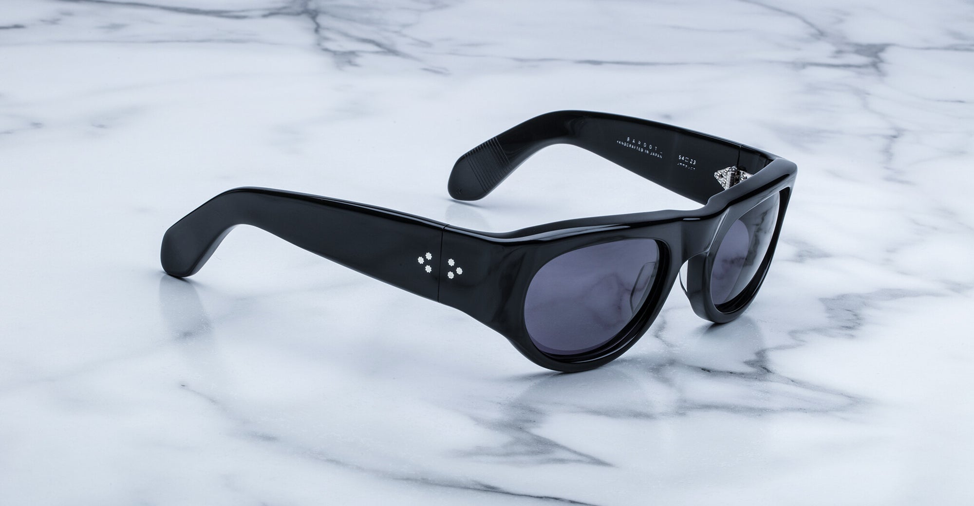 CLYDE BLACK JET CR39 STERLING SILVER