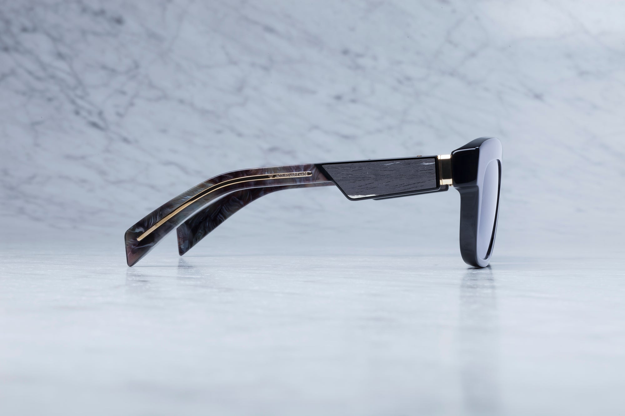 JANE SHADOW 18K DARG GOLD EBONY WOOD INSERTSHADOW