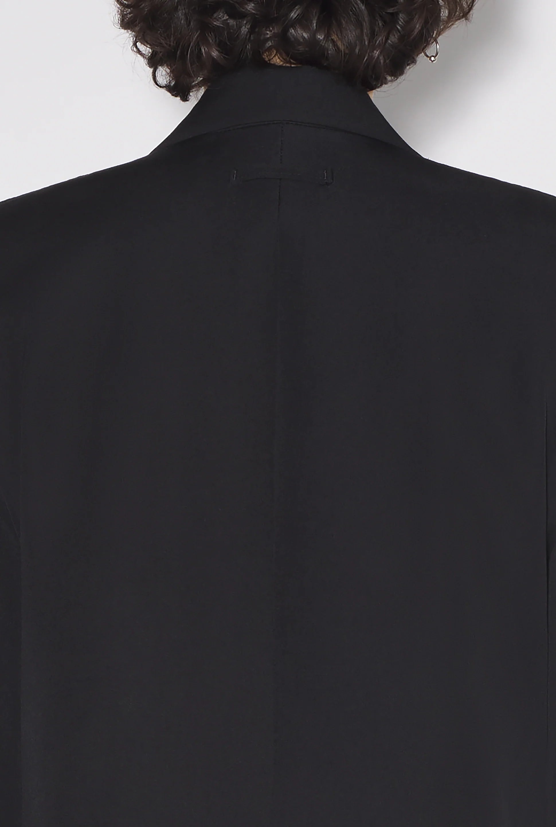 CORSET DETAILS TAILLORED JACKET BLACK